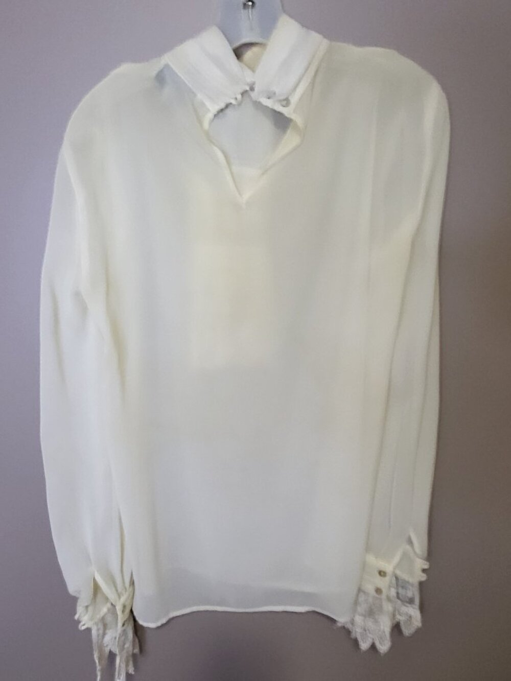 HALLOWEEN: Victorian Vampire Costume Brown Velvet Jacket Ivory Lace Shirt Gothic - Picture 9 of 14